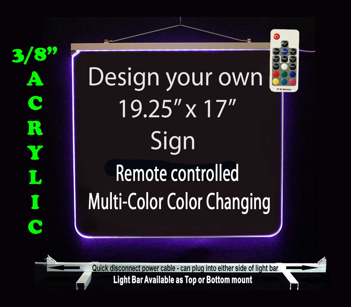 Custom LED Neon Sign 19.25" x 17"