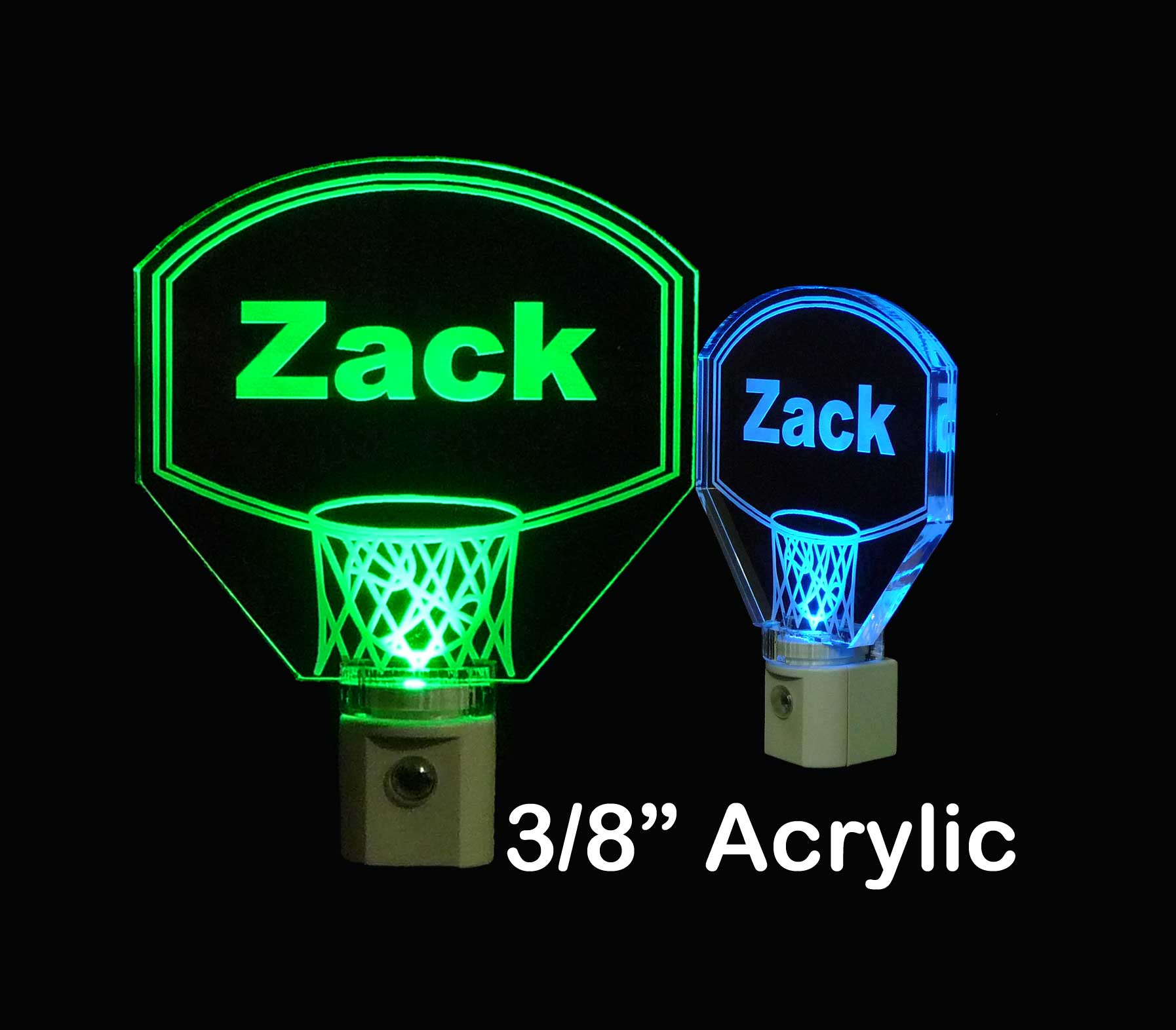 Personalized Basketball Hoop Night Light