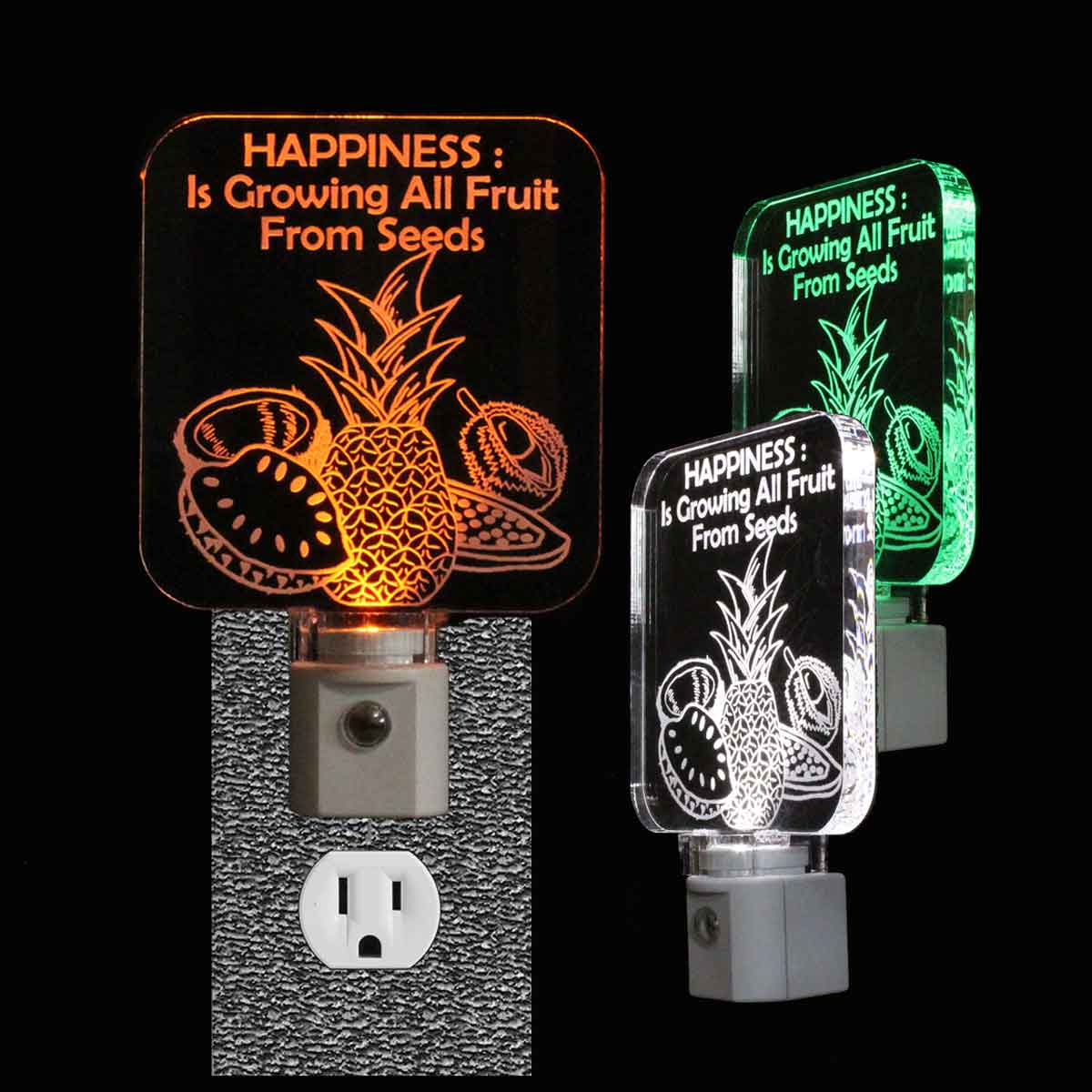 Personalized Tropical Fruit Night Light for her, Gift for Mom