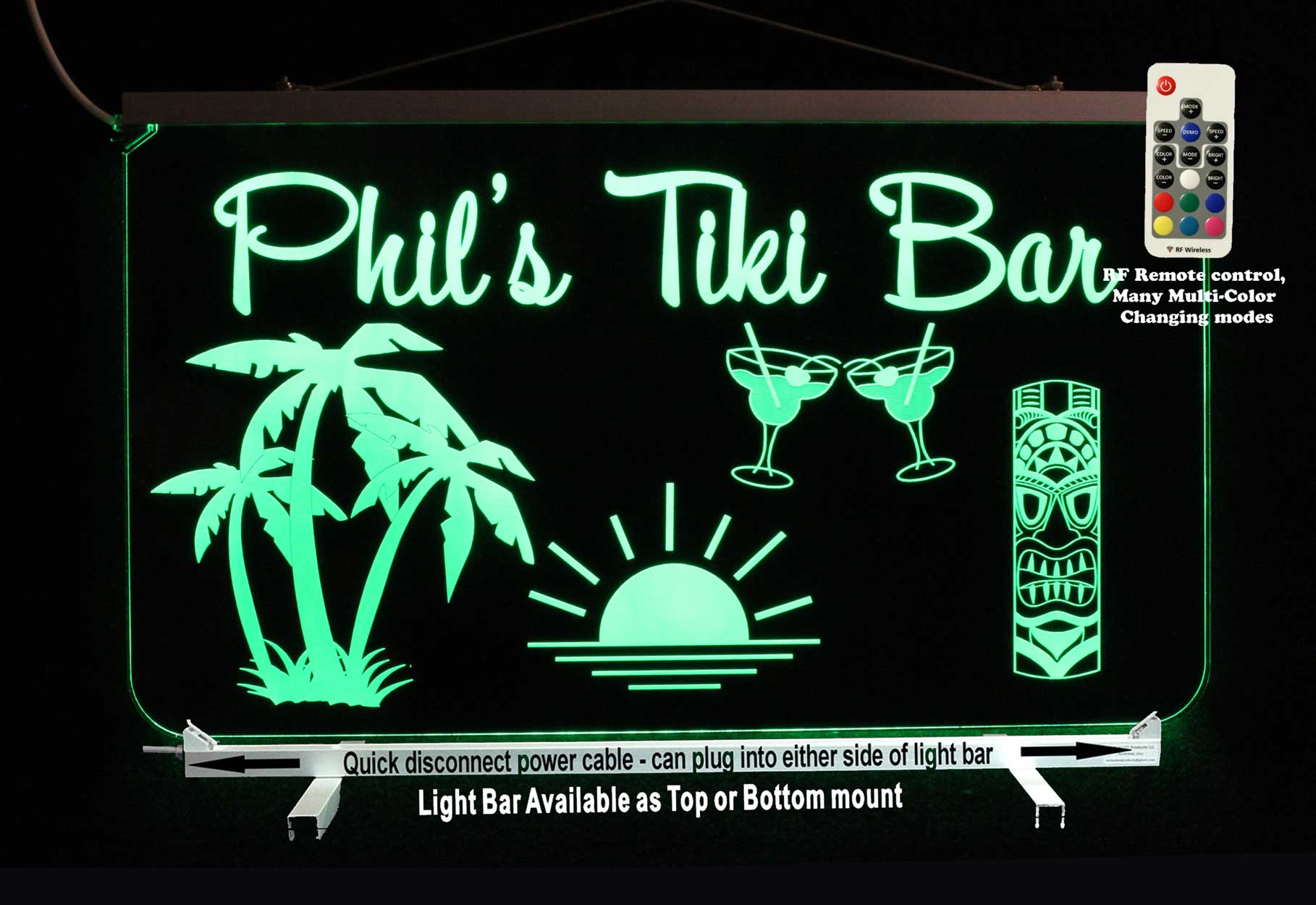 Custom Tiki Bar Sign