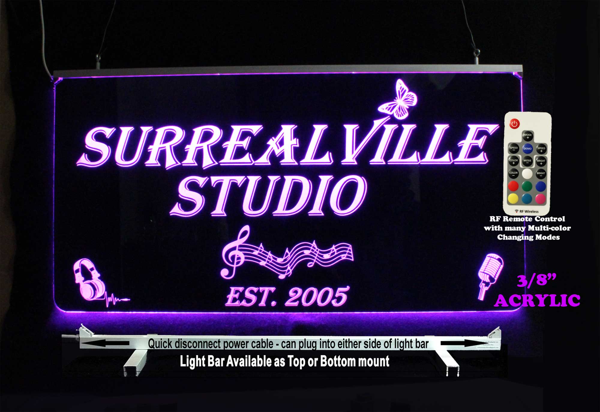 Custom LED Sign Music studio sign LED Neon Sign