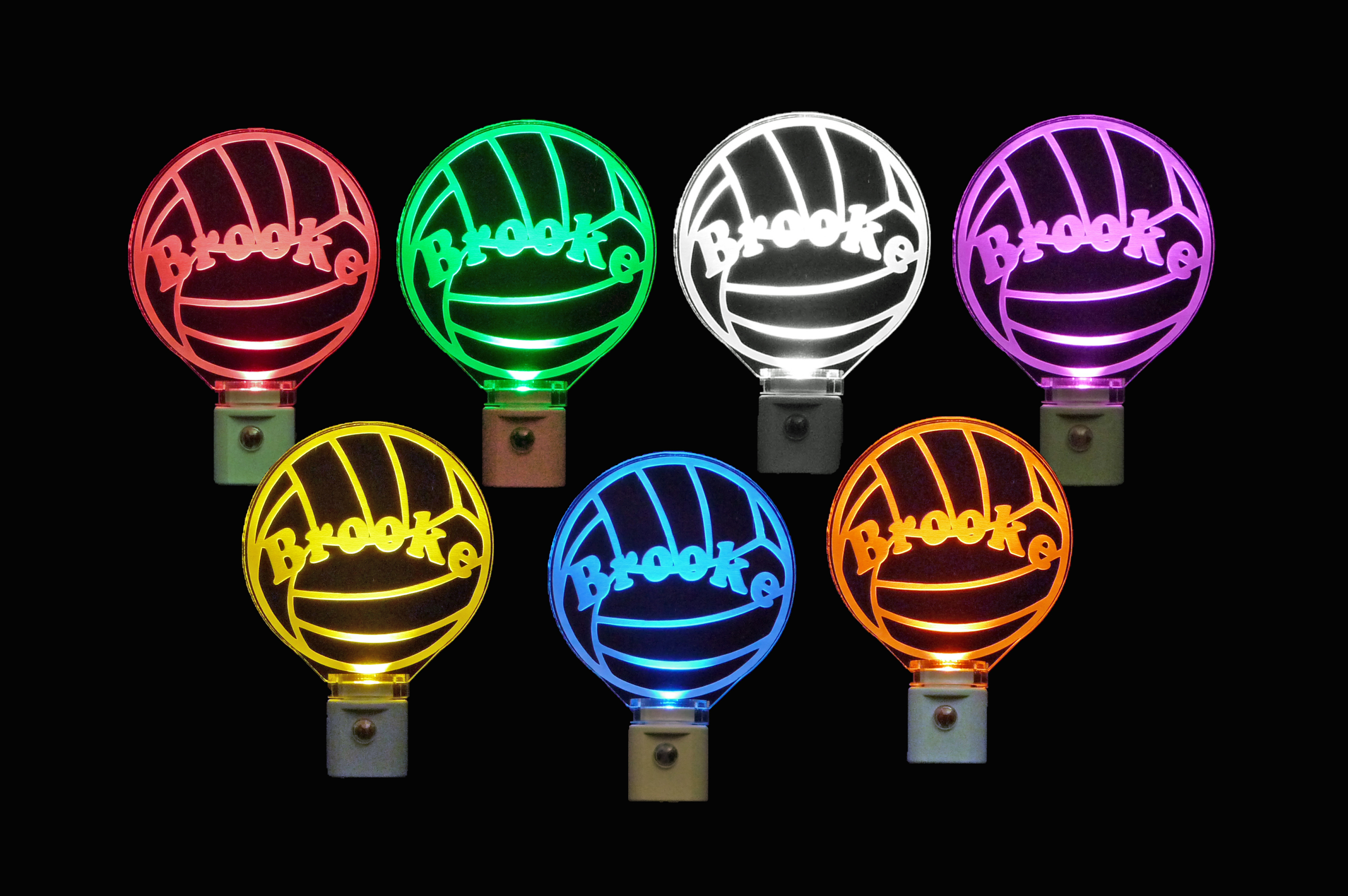 Volleyball Night Light Personalized LED