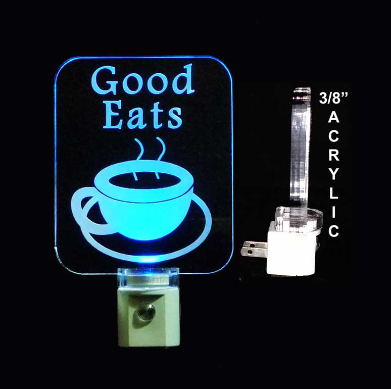 Personalized Coffee Cup LED Night Light