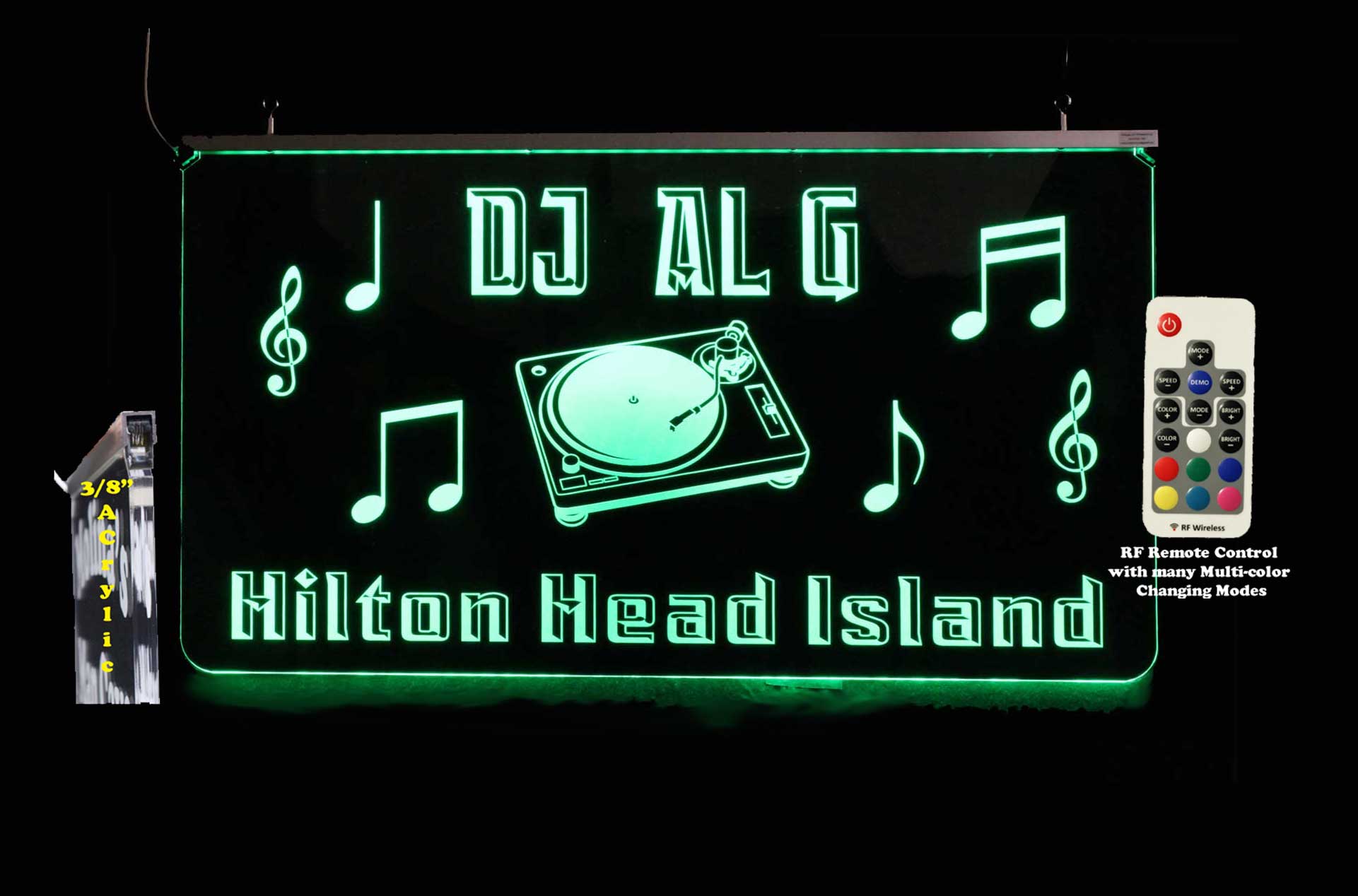Custom LED DJ Sign, Neon sign