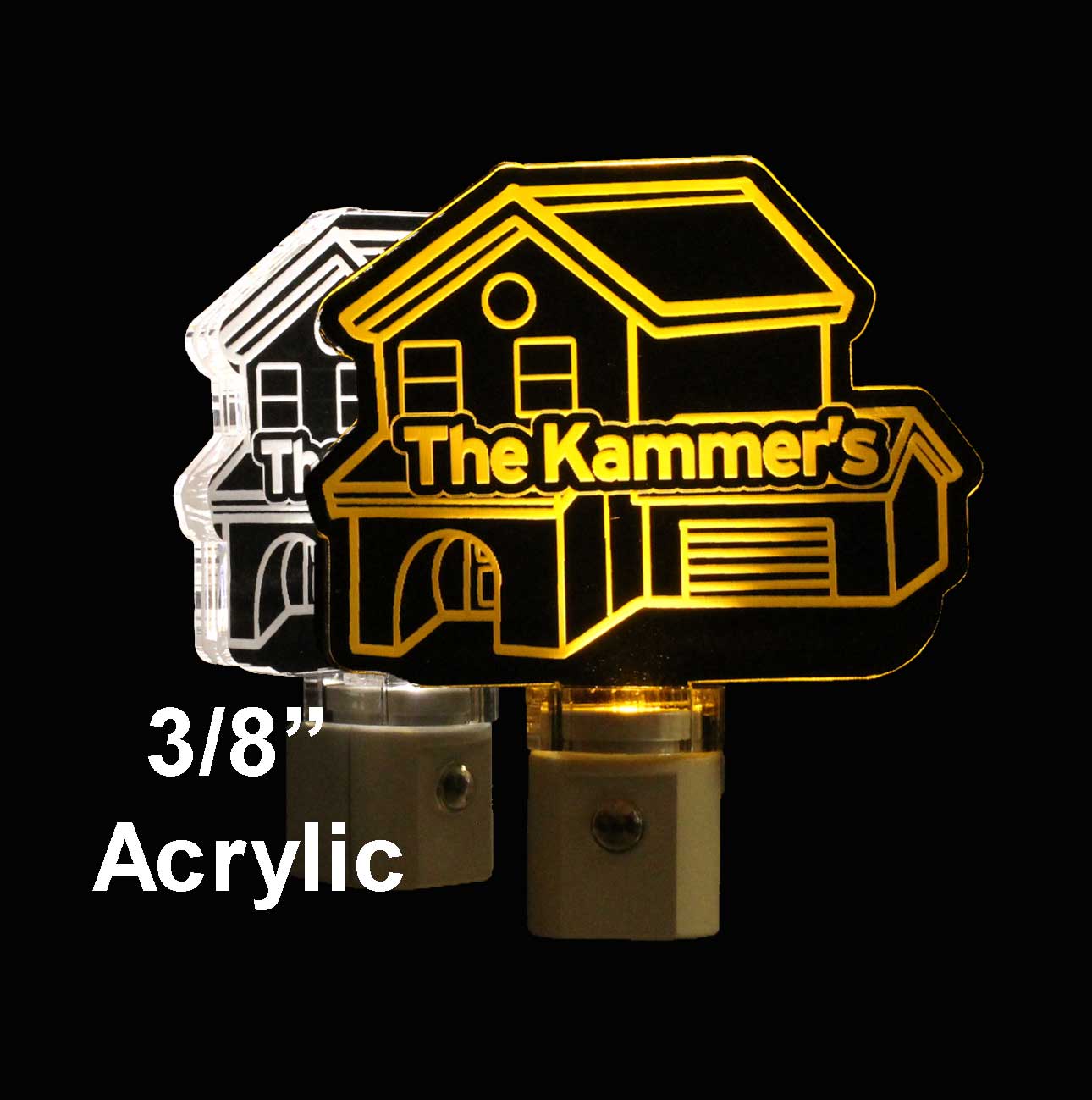 Personalized House LED Night Light