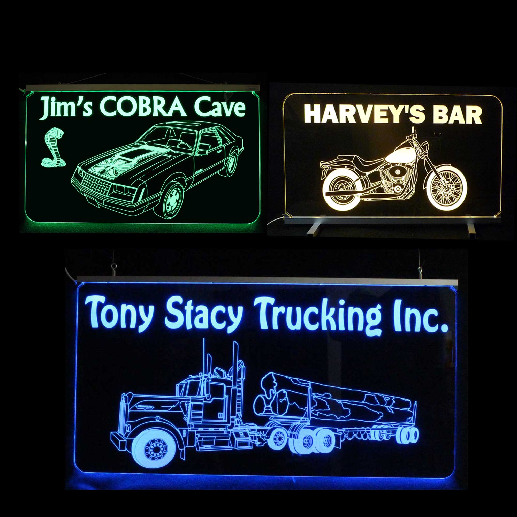Vehicle Themed Signs