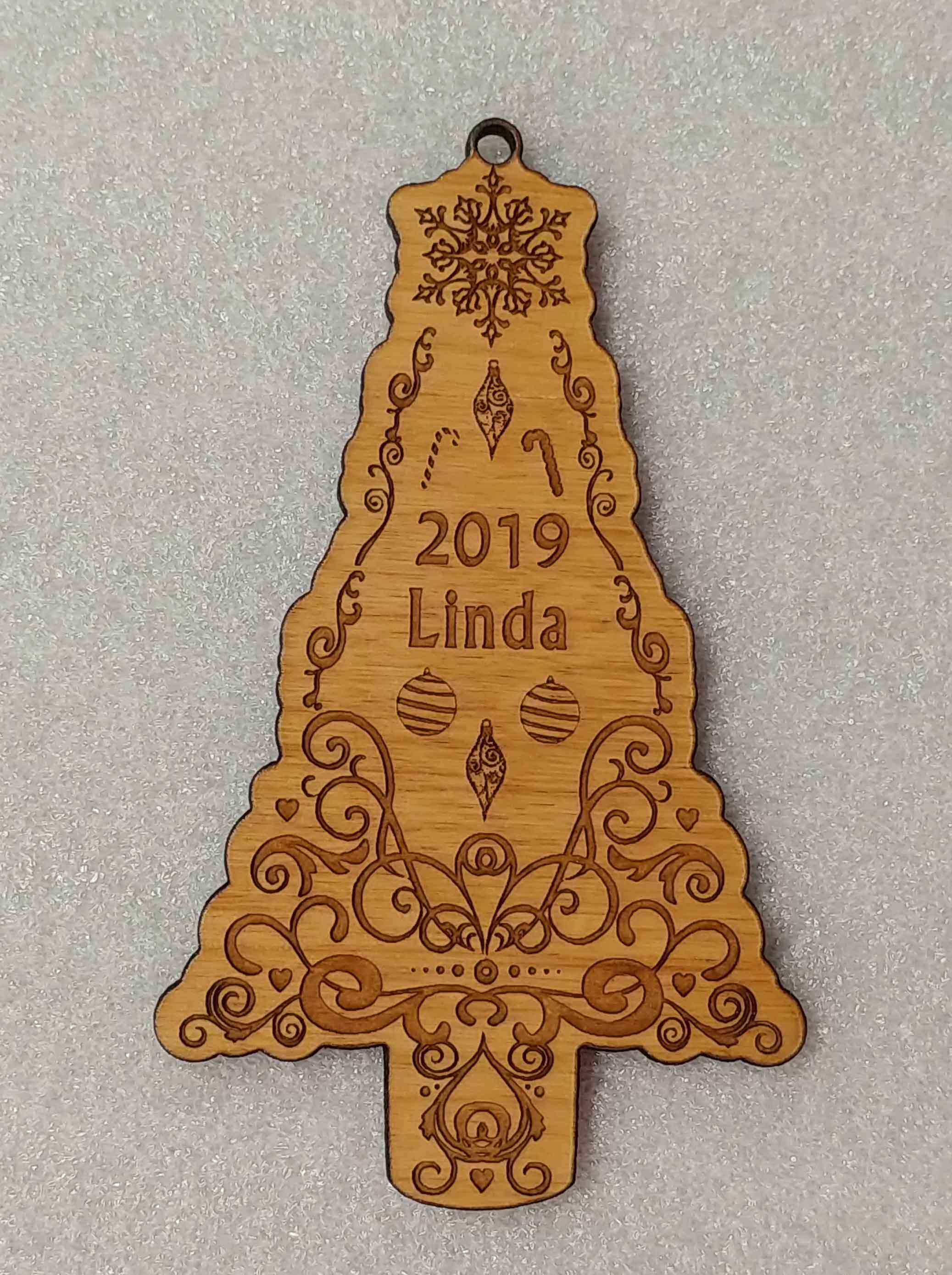 Personalized Christmas Ornament - Wooden ornaments
