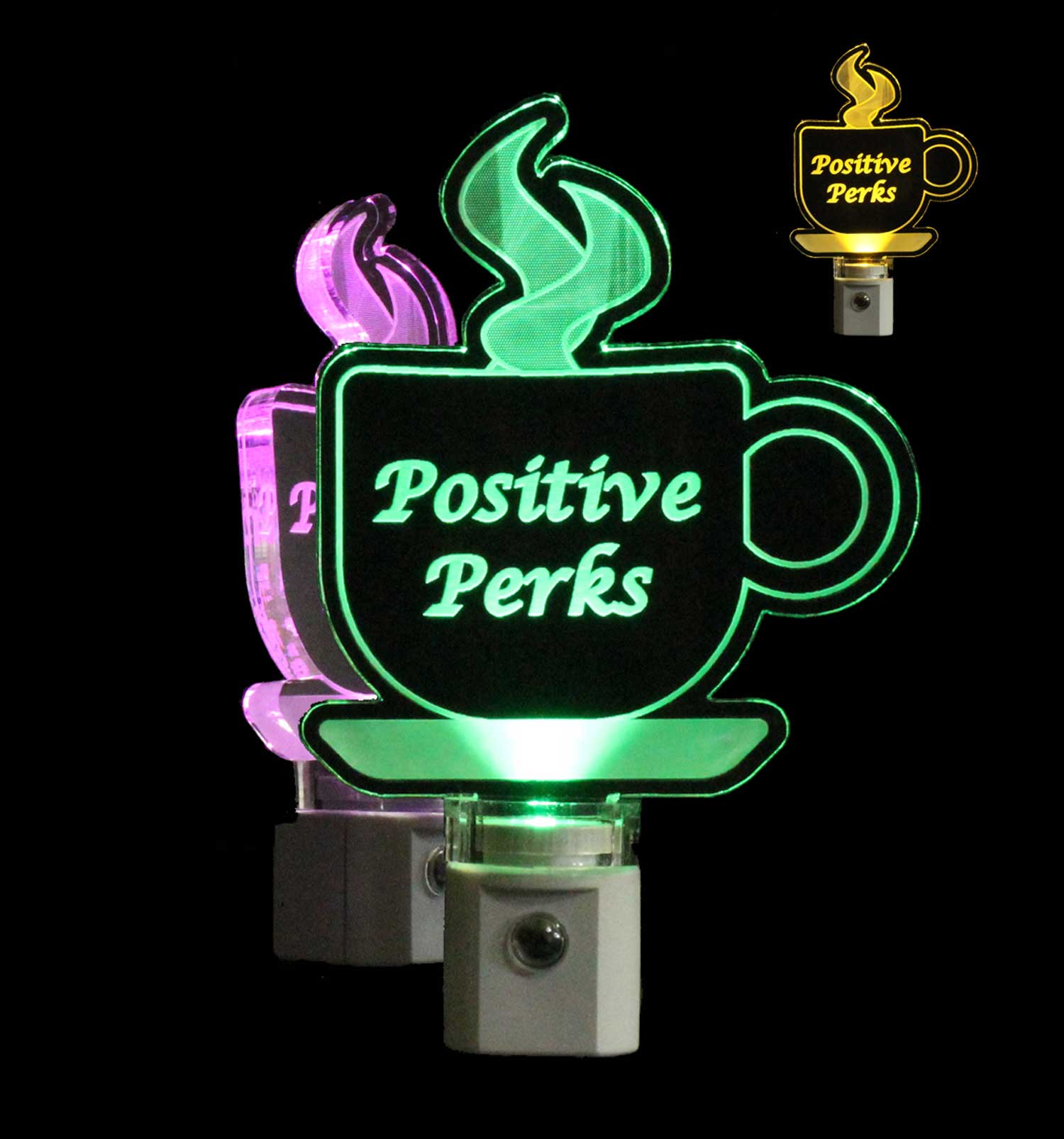 Coffee Cup Personalized LED Night Light