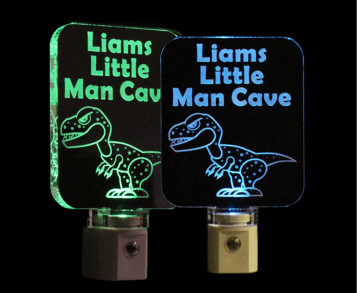 Baby Dinosaur Night Light Personalized