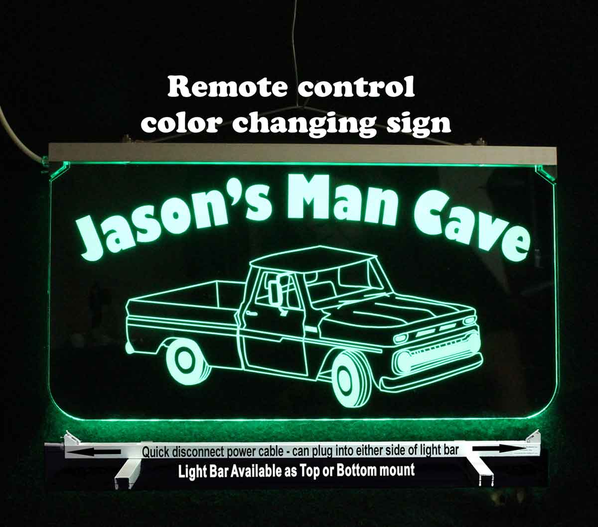 Personalized Vintage Truck  Garage Sign, Man Cave Sign, Bar Sign, car sign