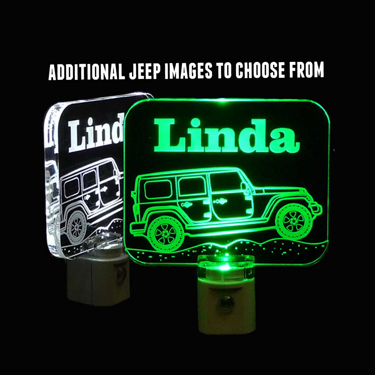 Jeep Personalized LED Acrylic Night Light