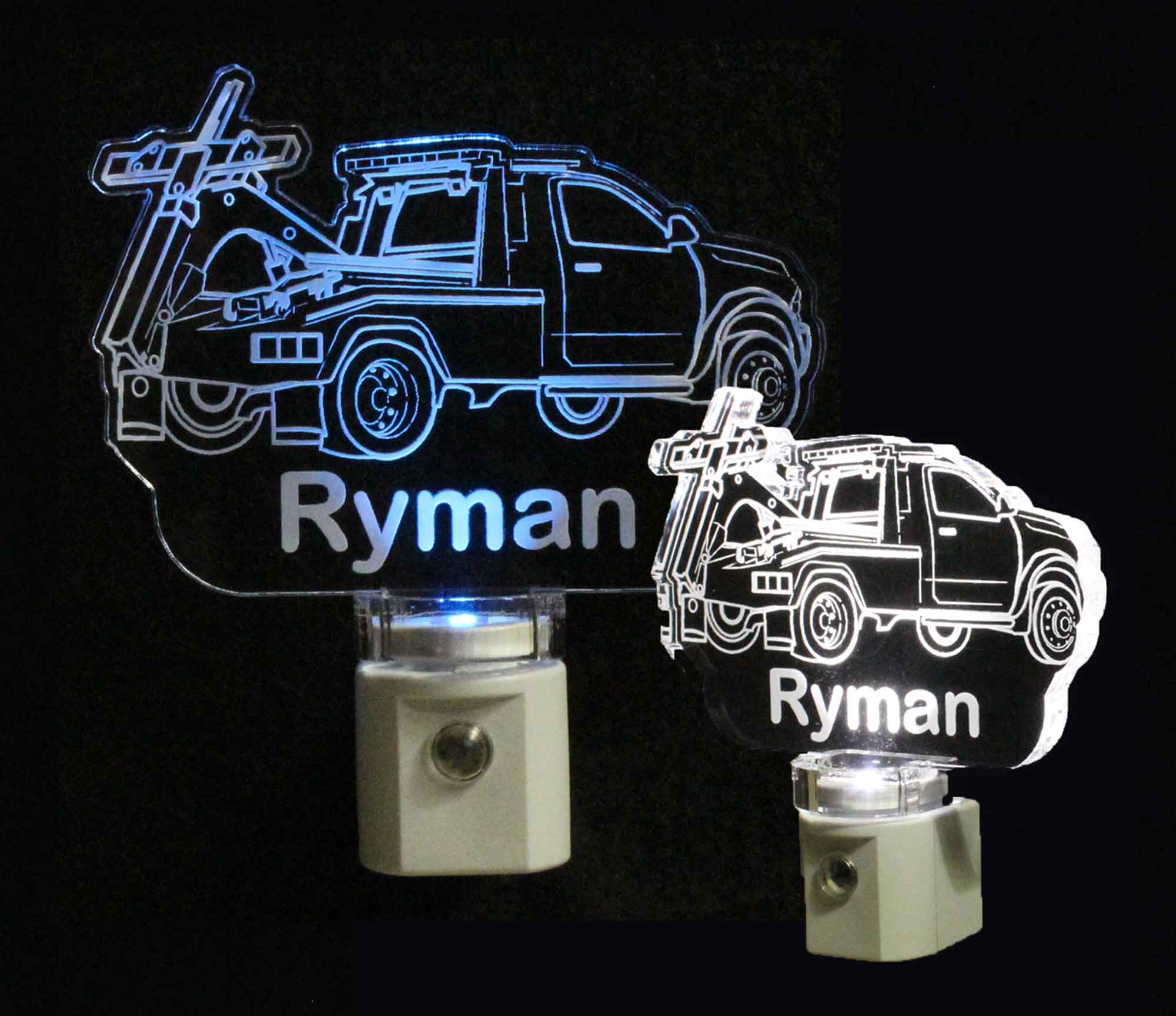 Tow truck personalized Night Light