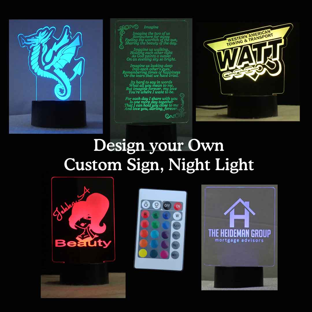 Design your own custom night light 