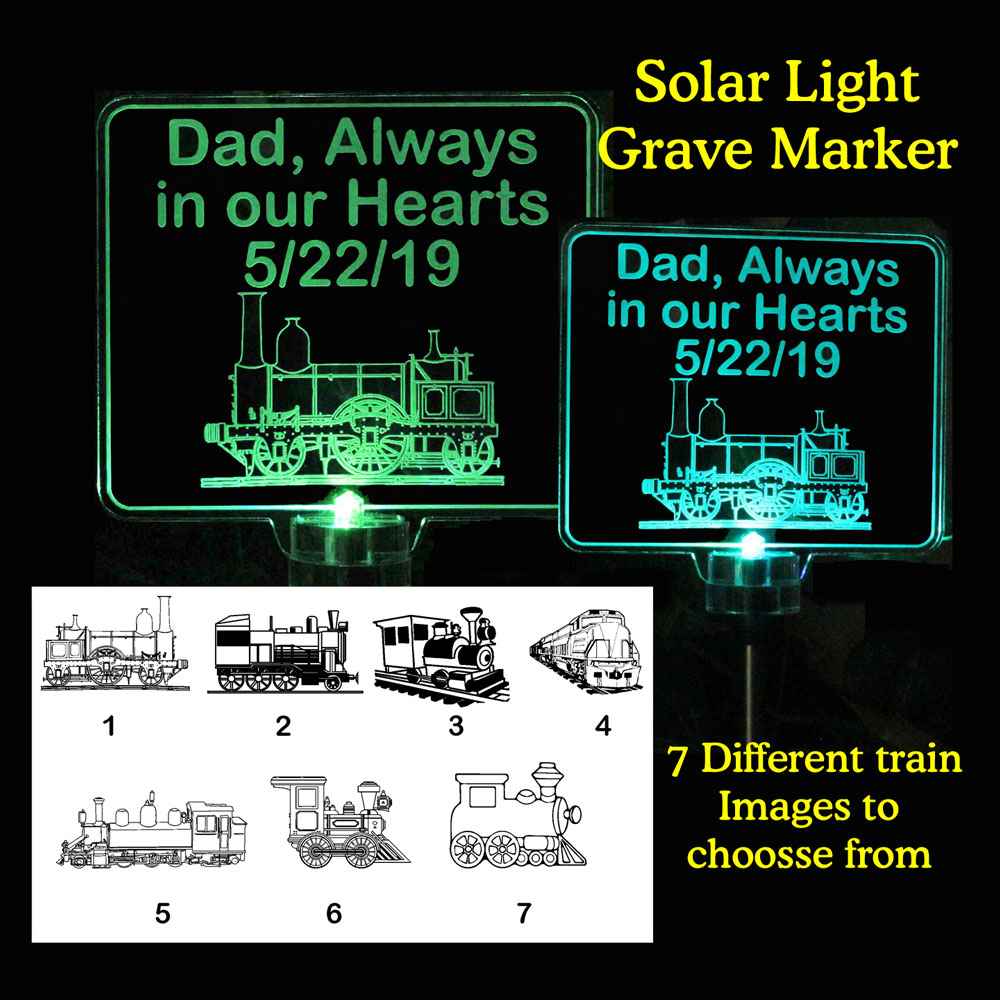 Personalized Solar Light - Deck of cards design