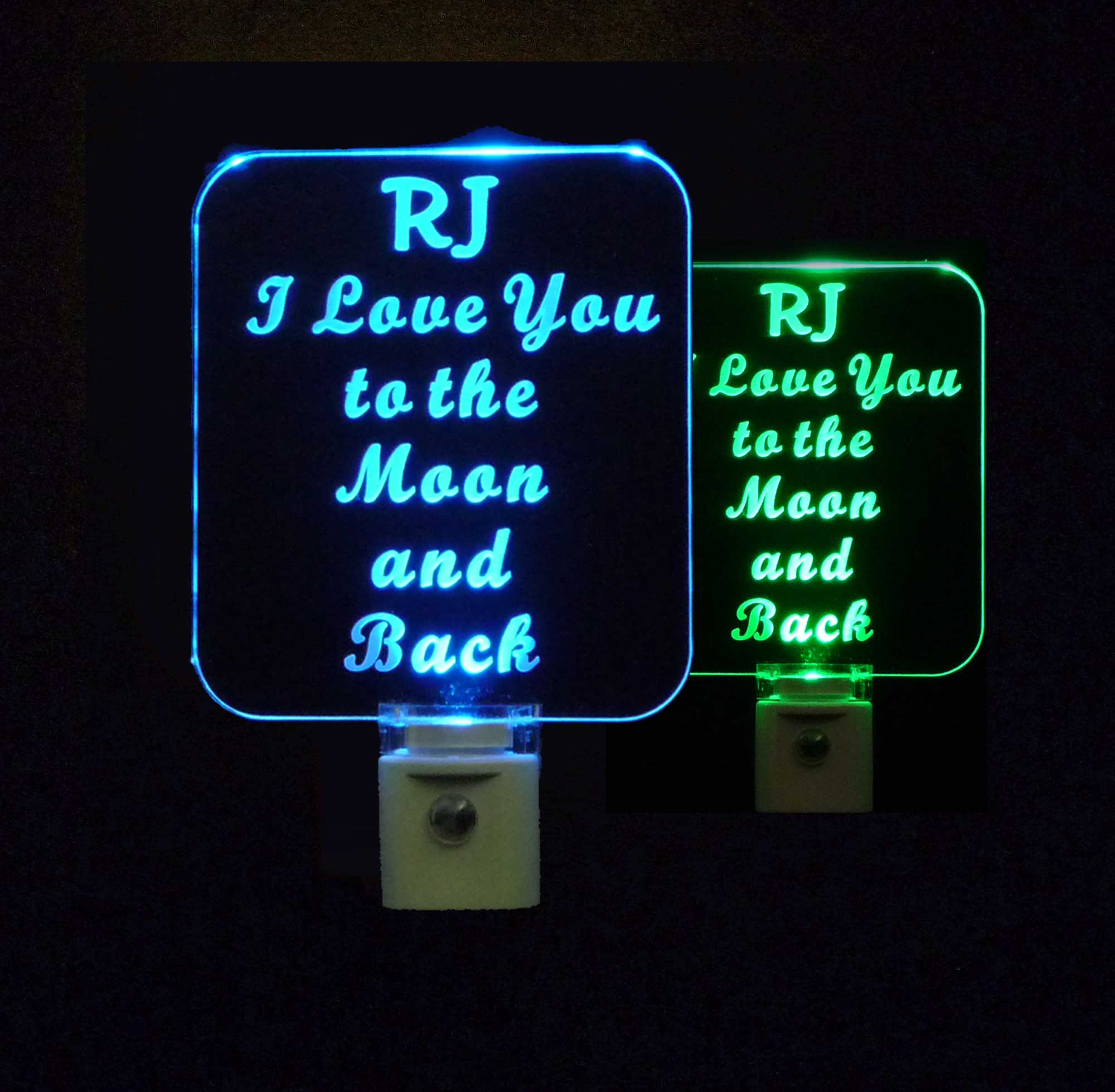 We Love you to the Moon and Back LED Night Light