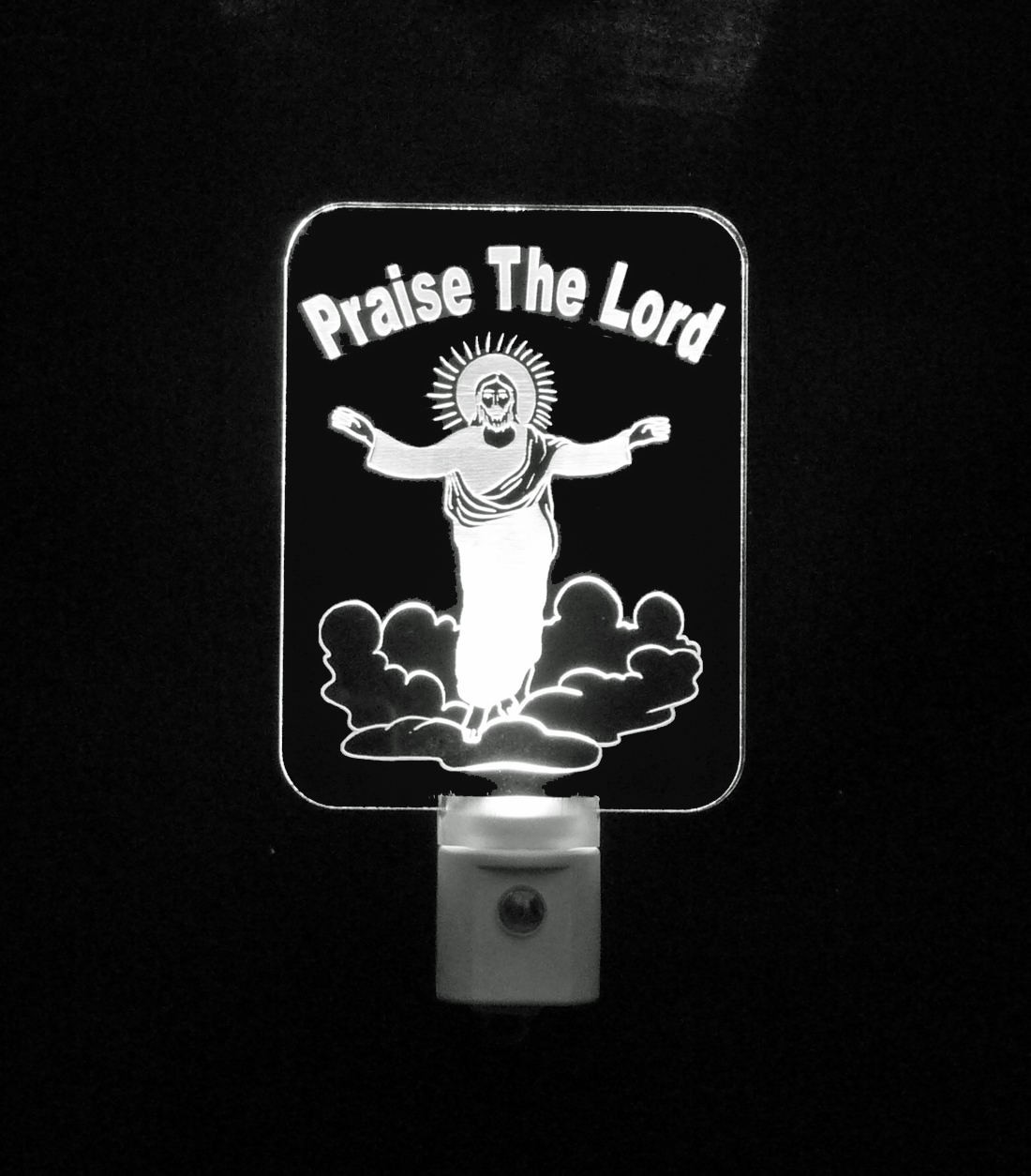 Christian Praise the Lord Jesus LED Night Light