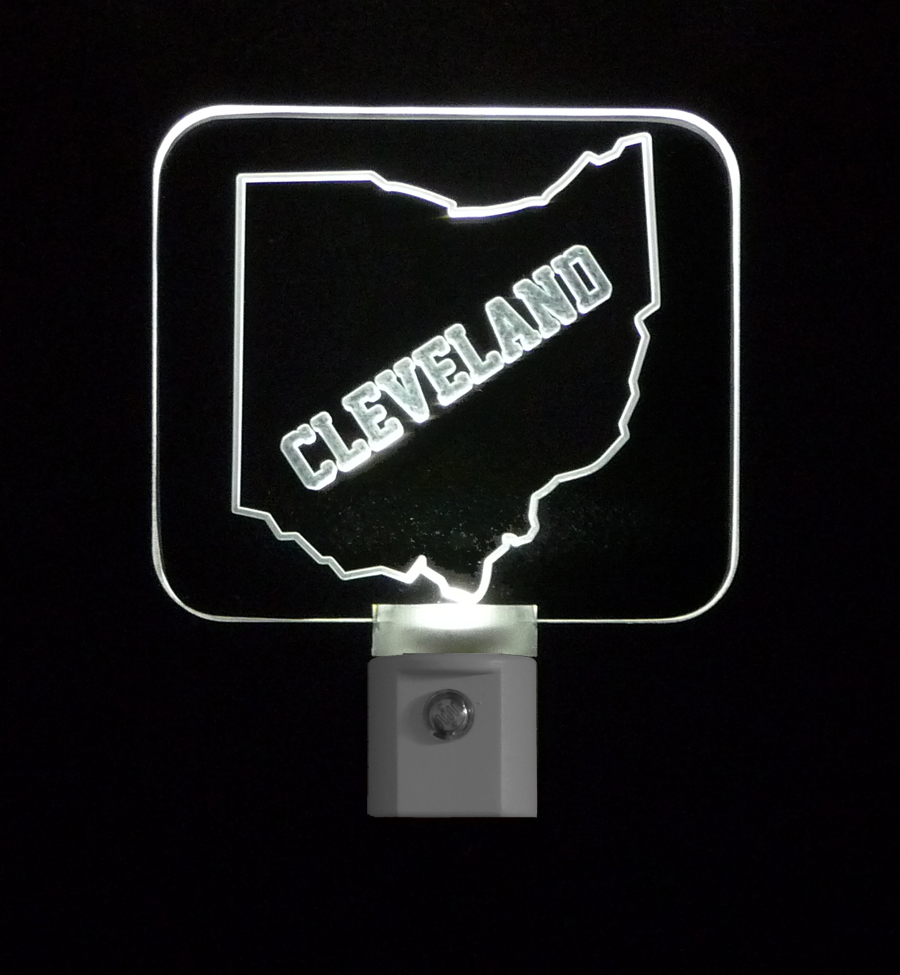 Personalized State, Country, City Design LED Night Light
