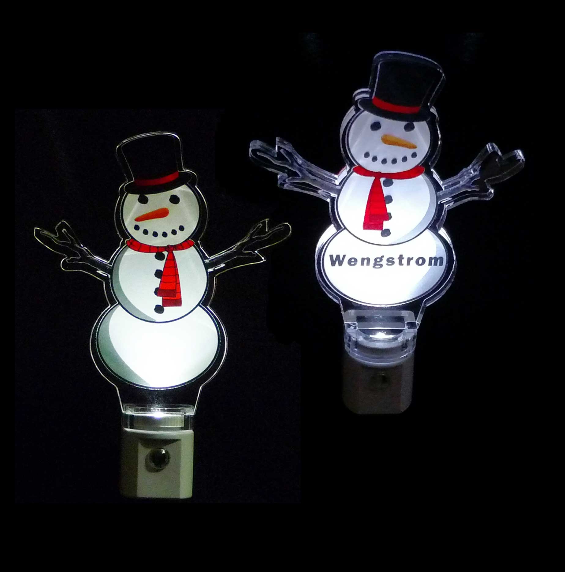 Personalized Snowman Night Light - LED