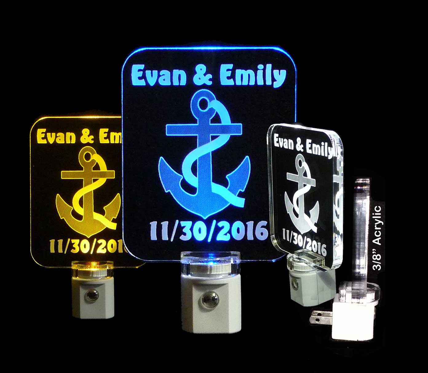 Personalized Anchor Baby Night Light