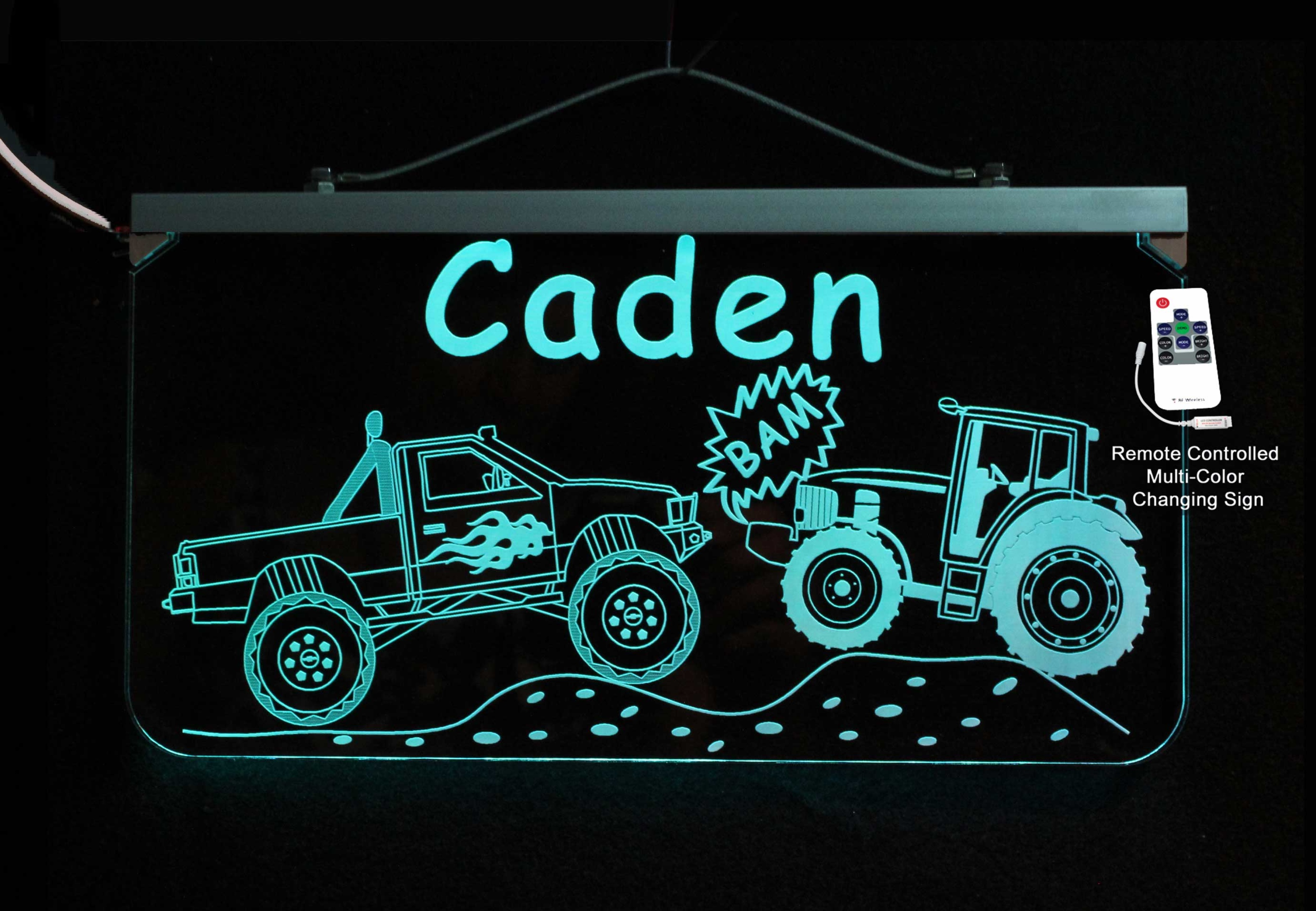 Personalized Truck and Tractor Sign