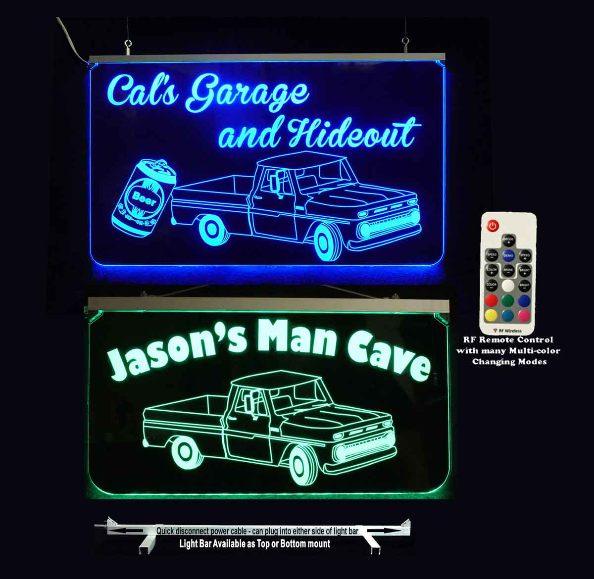 Personalized Vintage Truck Garage Sign, Man Cave Sign, Bar Sign, car sign